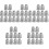 50 Pcs Iron Wedge Handle Fixing Accessories And Splitting Tools 5