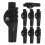 8Pcs Black 8.5Mm Plastic Tent Pole Connectors For Camping Repair 1