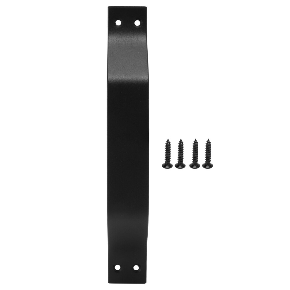 Barn Door Handle Carbon Steel Garage Door Handle Wooden Fence Black 685922917171