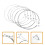 6Pcs Electric Guitar Strings Replacement Set Accessories 8