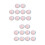 20 Pcs Diy Opal Kit Flat Bottom Patches Craft Stone Decoration 7