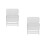 2Pcs Label Dispenser Stand 3 Slot Adjustable Acrylic Organizer 6