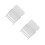 2Pcs Label Dispenser Stand 3 Slot Adjustable Acrylic Organizer 10