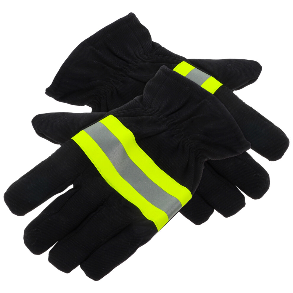 4 Pairs Fire Extinguishing Insulation Gloves For Firefighting 033200702078