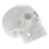 2Pcs White Mini Skull Model PVC for Teaching Decor and Halloween 2