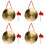 4Pcs Chinese Gong Hand Gong With Hammer 5