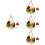 4Pcs Chinese Gong Hand Gong With Hammer 6