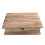 2Pcs Wooden Book Storage Box With Hinged Lid Large Capacity 3
