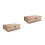 2Pcs Wooden Book Storage Box With Hinged Lid Large Capacity 4