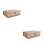 2Pcs Wooden Book Storage Box With Hinged Lid Large Capacity 6
