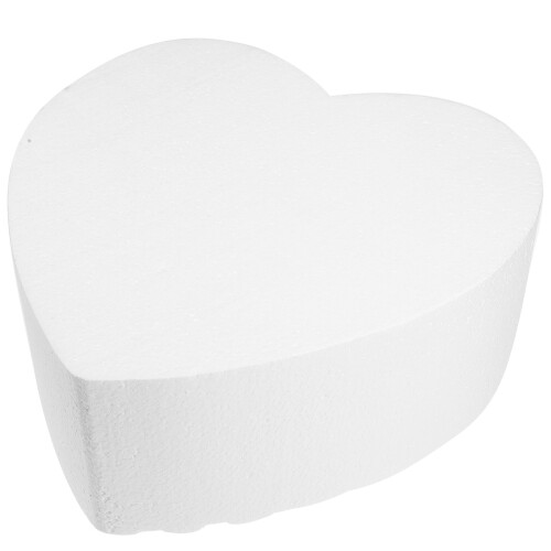 3Pcs Foams Heart Shaped Cake Practice Model