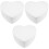 3Pcs Foams Heart Shaped Cake Practice Model 5