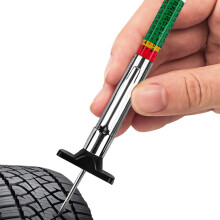 Tire Tread Thickness Gauge Color Coded Tyre Tread Depth Gauge Tool For Car Truck Caravan Motorcycle Precision