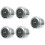 5 Pcs Universal Motorcycle Handlebar Mount Clock 6