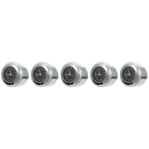 5 Pcs Universal Motorcycle Handlebar Mount Clock 2