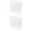 2Pcs Transparent Acrylic Doll Toy Storage Rack Organizer 5