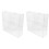 2Pcs Transparent Acrylic Doll Toy Storage Rack Organizer 2