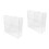 2Pcs Transparent Acrylic Doll Toy Storage Rack Organizer 4