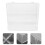 2Pcs Transparent Acrylic Doll Toy Storage Rack Organizer 8