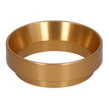 (Silver) 58MM Coffee Dosing Ring AntiFly Powder Cover Funnel Gold