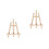 2Pcs Wood Kid Drawing Stand Message Board Display Rack 28X21Cm 9