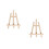 2Pcs Wood Kid Drawing Stand Message Board Display Rack 28X21Cm 6