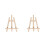 2Pcs Wood Kid Drawing Stand Message Board Display Rack 28X21Cm 7