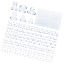 1800 Pcs Silicone Earring Backs Replacement Safety Stopper