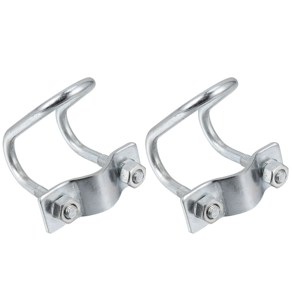 Photos - Tap / Valve / Fitting 6 Pcs 1/2 Inch Galvanized Iron Pipe Clip U Bracket For Raising Pig