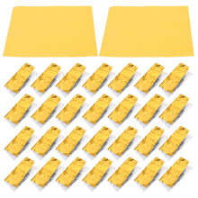 400Pcs Golden Square Aluminum Foil Wraps for Candy and Chocolate