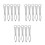 15Pièces Boucles En Manganèse Argent Pour Arc, Fixation Bandage 6