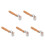 5Pcs Handheld Seam Roller Tool Stainless Steel Flat With Wood Handle 6
