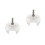 2 Sets Knitting Machine Adapter With Hex Steel Bit 8