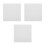 3Pcs Diy Ceramic Square Tiles For Painting Art Projects Blank Coasters 9