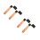 4 Pcs Guitar String Winder And Bridge Pin Remover Tool 9