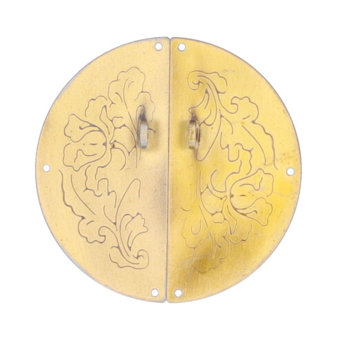 Retro Round Plate Pull Handle for Cabinet Wardrobe Double Door 1