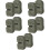 10 Pcs Disc Brake Pads Replacement For Motorcycle Rear Brakes 9