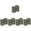 10 Pcs Disc Brake Pads Replacement For Motorcycle Rear Brakes 7