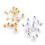600 Pcs Bullet Clutch Earring Backs With Pad (Gold And Silver) 1