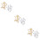 600 Pcs Bullet Clutch Earring Backs With Pad (Gold And Silver) 9