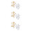 600 Pcs Bullet Clutch Earring Backs With Pad (Gold And Silver) 8