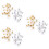 600 Pcs Bullet Clutch Earring Backs With Pad (Gold And Silver) 7