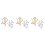 600 Pcs Bullet Clutch Earring Backs With Pad (Gold And Silver) 4