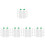 5 Sets Calf Bottles With Handle For Lamb And Small Animals Feeding 5