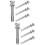 8 Pcs Spring Loaded Plunger Latches For Window Screen Pin Crib Bed 9