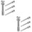 8 Pcs Spring Loaded Plunger Latches For Window Screen Pin Crib Bed 8