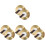 4 Pairs Small Alloy Hand Cymbals For Band Percussion 4