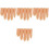 20 Pcs Silicone Practice Fingers With Flexible Joints Light Brown 5