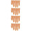 20 Pcs Silicone Practice Fingers With Flexible Joints Light Brown 10