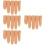 20 Pcs Silicone Practice Fingers With Flexible Joints Light Brown 9